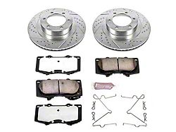 PowerStop Z36 Truck and Tow 6-Lug Brake Rotor and Carbon-Fiber Ceramic Pad Kit; Front (03-09 4Runner w/ 13.30-Inch Front Rotors)