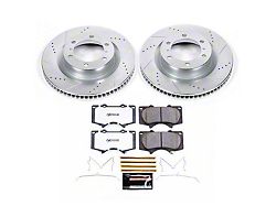 PowerStop Z36 Extreme Truck and Tow 6-Lug Brake Rotor and Pad Kit; Front (10-24 4Runner)