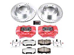 PowerStop Z36 Extreme Truck and Tow Brake 6-Lug Rotor, Pad and Caliper Kit; Front (95-02 4Runner w/ 12.56-Inch Rotors)