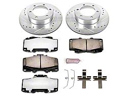 PowerStop Z36 Extreme Truck and Tow Brake 6-Lug Rotor and Pad Kit; Front (95-02 4Runner w/ 12.56-Inch Rotors)