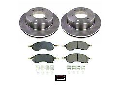 PowerStop OE Replacement 6-Lug Brake Rotor and Pad Kit; Rear (21-25 Bronco, Excluding Raptor)