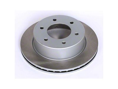 PowerStop Semi-Coated Vented 6-Lug Rotor; Rear (21-25 Bronco, Excluding Raptor)