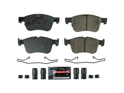 PowerStop Z23 Evolution Sport Carbon-Fiber Ceramic Brake Pads; Front Pair (21-25 Bronco Sport)