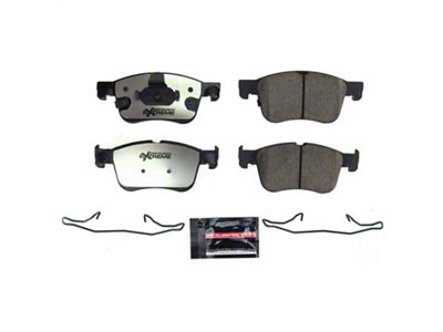 PowerStop Z36 Extreme Truck and Tow Carbon-Fiber Ceramic Brake Pads; Front Pair (21-25 Bronco Sport)