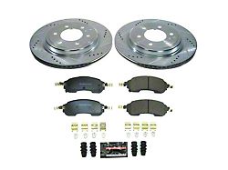 PowerStop Z23 Evolution Sport 6-Lug Brake Rotor and Pad Kit; Rear (22-25 Bronco Raptor)