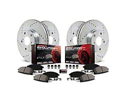 PowerStop Z23 Evolution Sport 6-Lug Brake Rotor and Pad Kit; Front and Rear (21-26 Bronco, Excluding Raptor)