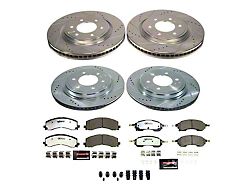 PowerStop Z36 Extreme Truck and Tow 6-Lug Brake Rotor and Pad Kit; Front and Rear (22-25 Bronco Raptor)
