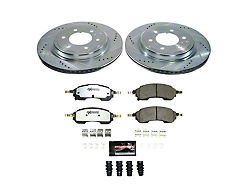 PowerStop Z36 Extreme Truck and Tow 6-Lug Brake Rotor and Pad Kit; Rear (22-25 Bronco Raptor)