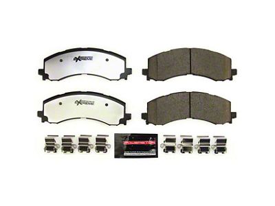 PowerStop Z36 Extreme Truck and Tow Carbon-Fiber Ceramic Brake Pads; Front Pair (22-25 Bronco Raptor)
