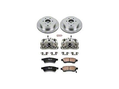 PowerStop OE Replacement 6-Lug Brake Rotor, Pad and Caliper Kit; Rear (05-25 Frontier)