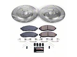 PowerStop Z23 Evolution Sport 6-Lug Brake Rotor and Pad Kit; Front (16-26 V6 Frontier)