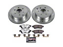 PowerStop Z36 Extreme Truck and Tow 6-Lug Brake Rotor and Pad Kit; Rear (05-25 Frontier)