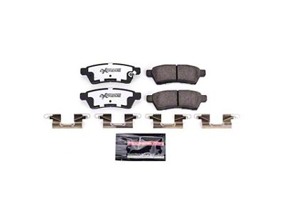 PowerStop Z36 Extreme Truck and Tow Carbon-Fiber Ceramic Brake Pads; Rear Pair (05-25 Frontier)