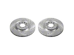 PowerStop Evolution Cross-Drilled and Slotted Rotors; Front Pair (14-23 Jeep Cherokee KL)
