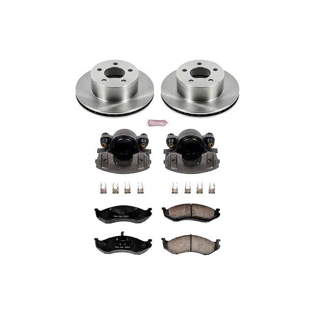 PowerStop Jeep Cherokee OE Replacement Brake Rotor, Pad and Caliper Kit