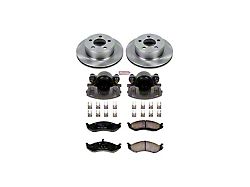 PowerStop OE Replacement Brake Rotor, Pad and Caliper Kit; Front (1999 Jeep Cherokee XJ w/ 3-Inch Cast Rotors; 00-01 Jeep Cherokee XJ)