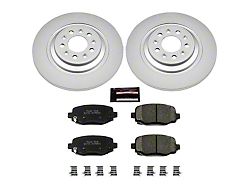 PowerStop Z17 Evolution Plus Brake Rotor and Pad Kit; Rear (14-23 Jeep Cherokee KL w/ Dual Piston Front Calipers)