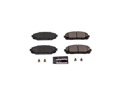 PowerStop Z23 Evolution Sport Carbon-Fiber Ceramic Brake Pads; Front Pair (17-23 Jeep Cherokee KL w/ Dual Piston Front Calipers)