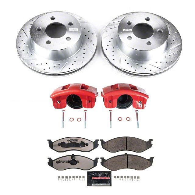 PowerStop Jeep Cherokee Z36 Extreme Truck and Tow Brake Rotor, Pad and
