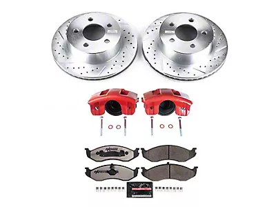 Evan-Fischer Front Ceramic Brake Pad Set For 2014-2019 Jeep Cherokee 2 Piston Caliper