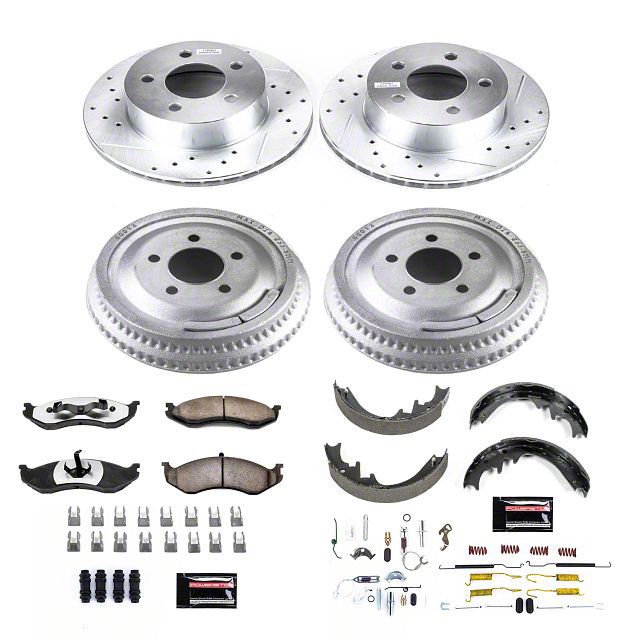 PowerStop Jeep Cherokee Z36 Extreme Truck and Tow Brake Rotor, Pad and