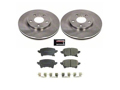 PowerStop OE Replacement Brake Rotor and Pad Kit; Rear (20-25 Jeep Gladiator JT)