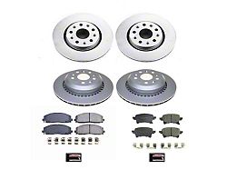 PowerStop Z17 Evolution Plus Brake Rotor and Pad Kit; Front and Rear (20-25 Jeep Gladiator JT)