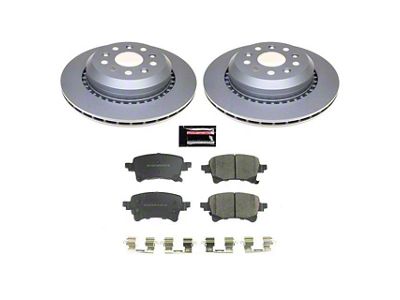 PowerStop Z17 Evolution Plus Brake Rotor and Pad Kit; Rear (20-25 Jeep Gladiator JT)