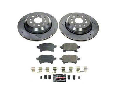 PowerStop Z23 Evolution Sport Brake Rotor and Pad Kit; Rear (20-25 Jeep Gladiator JT)