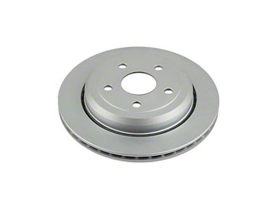 PowerStop Evolution Coated Rotor; Rear (11-21 Jeep Grand Cherokee WK2 w/ Vented Rear Rotors, Excluding SRT, SRT8 & Trackhawk)