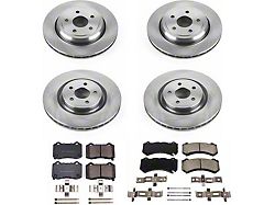 PowerStop OE Replacement Brake Rotor and Pad Kit; Front and Rear (12-17 Jeep Grand Cherokee WK2 SRT, SRT8)