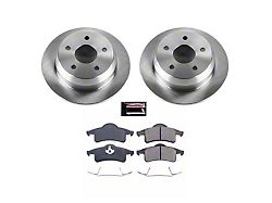 PowerStop OE Replacement Brake Rotor and Pad Kit; Rear (99-04 Jeep Grand Cherokee WJ)