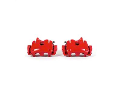 PowerStop Performance Front Brake Calipers; Red (11-19 Jeep Grand Cherokee WK2 w/ 330mm Front Rotors & Solid Rear Rotors)