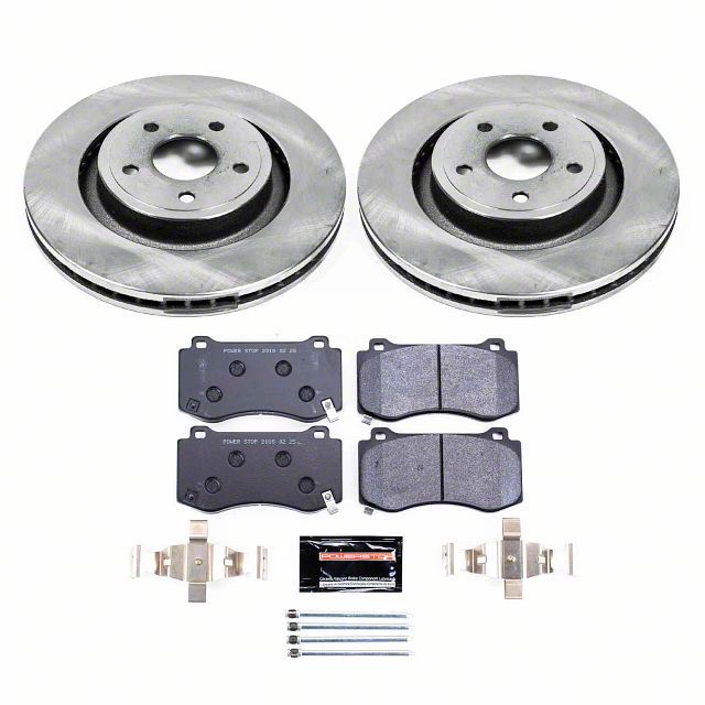 PowerStop Jeep Grand Cherokee Track Day Brake Rotor and Pad Kit; Front