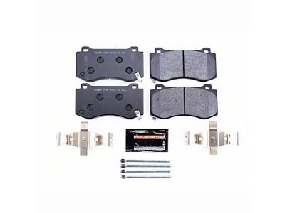 PowerStop Track Day Carbon-Fiber Metallic Brake Pads; Front Pair (06-10 Jeep Grand Cherokee WK SRT8)