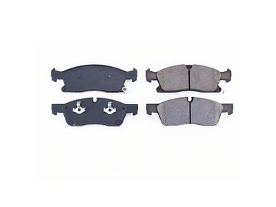 PowerStop Z16 Evolution Clean Ride Ceramic Brake Pads; Front Pair (11-12 Jeep Grand Cherokee WK2, Excluding SRT8; 13-16 Jeep Grand Cherokee WK2 w/ Solid Rear Rotors)