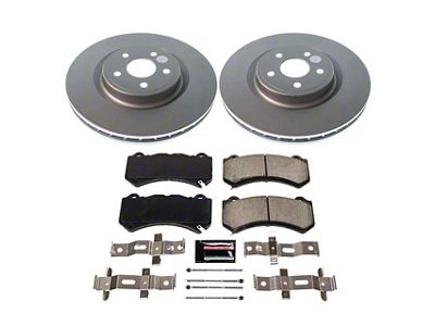 PowerStop Z17 Evolution Plus Brake Rotor and Pad Kit; Front (12-21 Jeep Grand Cherokee WK2 SRT, SRT8, Trackhawk)