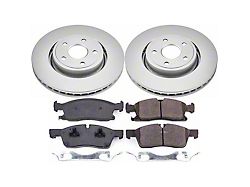 PowerStop Z17 Evolution Coated Brake Rotor and Ceramic Pad Kit; Front (16-21 Jeep Grand Cherokee WK2 w/ Vented Rear Rotors, Excluding SRT & Trackhawk)