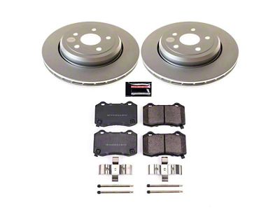 PowerStop Z17 Evolution Plus Brake Rotor and Pad Kit; Rear (12-17 Jeep Grand Cherokee WK2 SRT, SRT8)