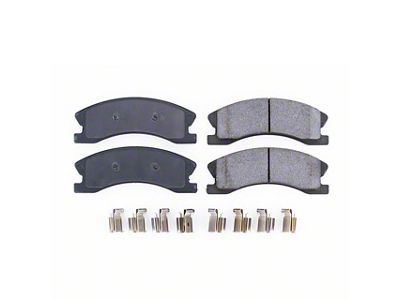 PowerStop Z17 Evolution Plus Clean Ride Ceramic Brake Pads; Front Pair (99-02 Jeep Grand Cherokee WJ w/ Akebono Calipers; 03-04 Jeep Grand Cherokee WJ)
