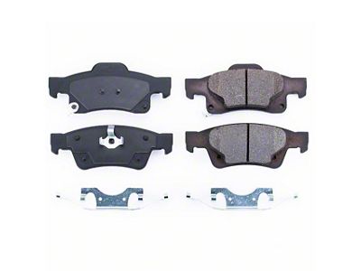 PowerStop Z17 Evolution Plus Clean Ride Ceramic Brake Pads; Rear Pair (11-21 Jeep Grand Cherokee WK2, Excluding SRT, SRT8 & Trackhawk)