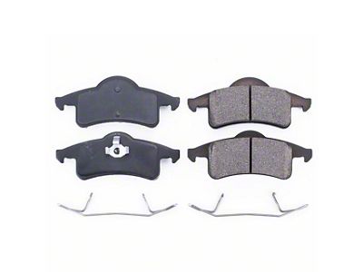 PowerStop Z17 Evolution Plus Clean Ride Ceramic Brake Pads; Rear Pair (99-04 Jeep Grand Cherokee WJ)