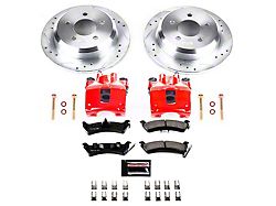PowerStop Z23 Evolution Sport Brake Rotor, Pad and Caliper Kit; Rear (95-98 Jeep Grand Cherokee ZJ)