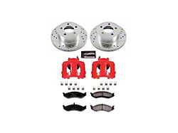 PowerStop Z23 Evolution Sport Brake Rotor, Pad and Caliper Kit; Front (93-98 Jeep Grand Cherokee ZJ)