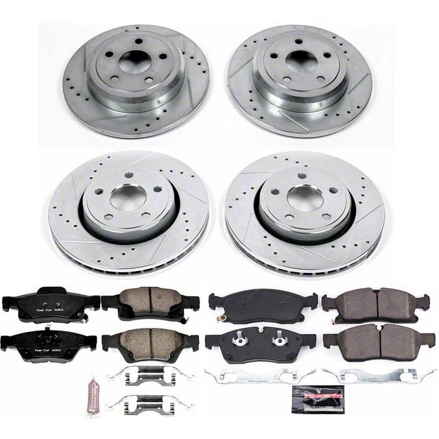 PowerStop Jeep Grand Cherokee Z23 Evolution Sport Brake Rotor and Pad