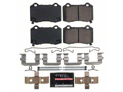 PowerStop Z23 Evolution Sport Carbon-Fiber Ceramic Brake Pads; Rear Pair (06-17 Jeep Grand Cherokee WK & WK2 SRT, SRT8)