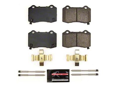 PowerStop Z23 Evolution Sport Carbon-Fiber Ceramic Brake Pads; Rear Pair (18-21 Jeep Grand Cherokee WK2 SRT, Trackhawk)