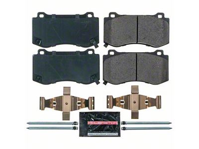 PowerStop Z23 Evolution Sport Carbon-Fiber Ceramic Brake Pads; Front Pair (06-10 Jeep Grand Cherokee WK SRT8)