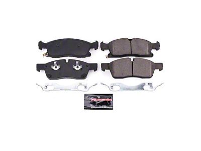 PowerStop Z23 Evolution Sport Carbon-Fiber Ceramic Brake Pads; Front Pair (17-21 Jeep Grand Cherokee WK2 w/ Solid Rear Rotors)