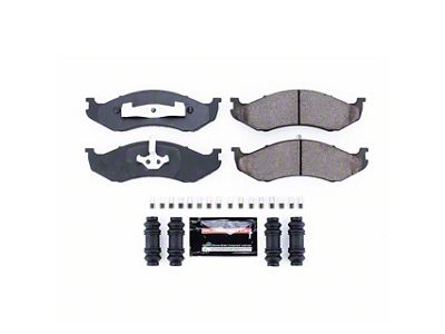 PowerStop Z23 Evolution Sport Carbon-Fiber Ceramic Brake Pads; Front Pair (93-98 Jeep Grand Cherokee ZJ)